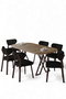 Hanah Home Axton - Atlantic Pine, Black